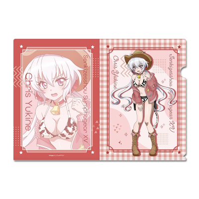 【グッズ-クリアファイル】戦姫絶唱シンフォギアXV 描き下ろし クリアファイル【雪音クリス】カウガールver.