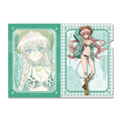 【グッズ-クリアファイル】戦姫絶唱シンフォギアXV 描き下ろし クリアファイル【マリア・カデンツァヴナ・イヴ】カウガールver.