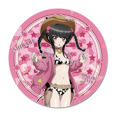【グッズ-バッチ】戦姫絶唱シンフォギアXV 描き下ろし キラキラBIG缶バッジ【月読 調】カウガールver.
