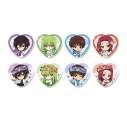【グッズ-バッチ】コードギアス 反逆のルルーシュ ぷちちょこトレーディングハート型缶バッジ Flower Collectionの画像