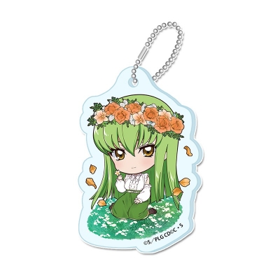 【グッズ-キーホルダー】コードギアス 反逆のルルーシュ ぷちちょこミニアクリルキーホルダー【C.C.(B)】Flower Collection