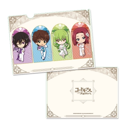 【グッズ-クリアファイル】コードギアス 反逆のルルーシュ ぷちちょこクリアファイル【A】Flower Collection