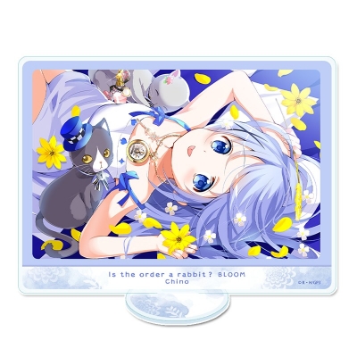 【グッズ-ボード】ご注文はうさぎですか? BLOOM アクリルビジュアルボード【チノ】