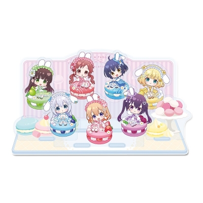 【グッズ-スタンドポップ】ご注文はうさぎですか? BLOOM ぷちちょこアクリルジオラマ マカロンver.