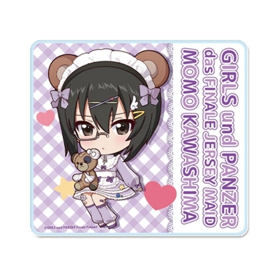 【グッズ-コースター】ガールズ&パンツァー 最終章 ぷちちょこアクリルコースター【河嶋桃】ジャージメイドver.