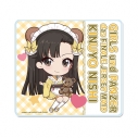 【グッズ-コースター】ガールズ&パンツァー 最終章 ぷちちょこアクリルコースター【西絹代】ジャージメイドver.の画像