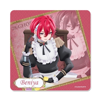 【グッズ-コースター】TVアニメ「死亡遊戯で飯を食う。」 ラバーマットコースター【紅野】