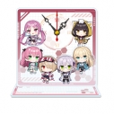 【グッズ-時計】ヘブンバーンズレッド ぷちちょこミニアクリル置時計 サイバーパンクver.の画像