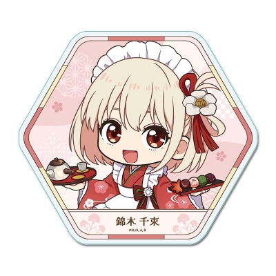 【グッズ-コースター】TVアニメ「リコリス・リコイル」 ぷちちょこアクリルコースター【錦木千束】和メイドver.