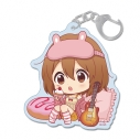 【グッズ-キーホルダー】けいおん! ぷちちょこアクリルキーホルダー【平沢唯】パジャマver.の画像