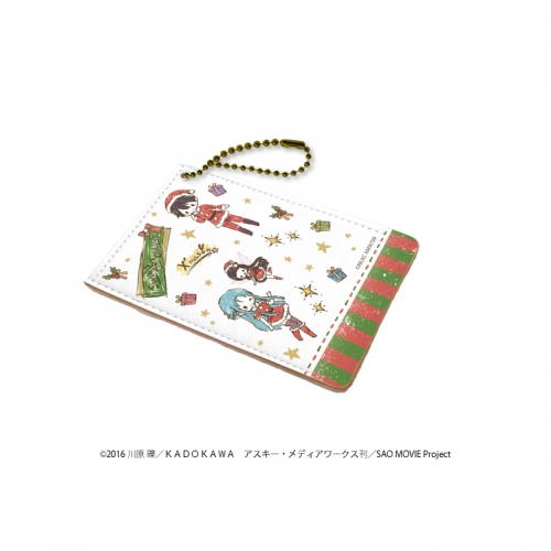 グッズ パスケース 劇場版ソードアート オンライン オーディナル スケール キャラパス 06 キリト アスナ ユイ クリスマスver グラフアート アニメイト