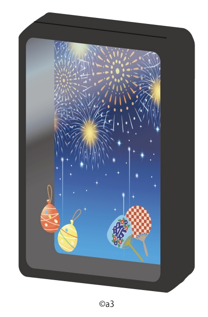 グッズ カバーホルダー キャラフレーム40 花火 アニメイト