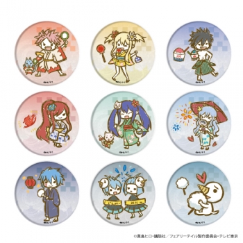 グッズ-バッチ】FAIRY TAIL 缶バッジ 01/ブラインド 浴衣ver.(グラフ 