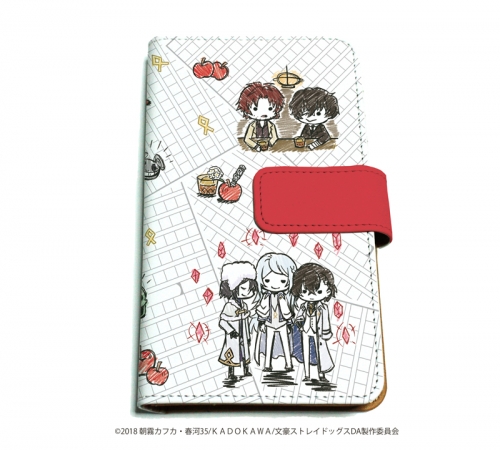 グッズ カバーホルダー 文豪ストレイドッグス Dead Apple 手帳型マルチケース 03 レッド 場面写ver グラフアート アニメイト