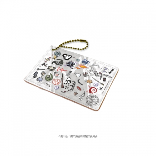 グッズ パスケース 鋼の錬金術師 Fullmetal Alchemist キャラパス 03 グレーモチーフ グラフアート アニメイト