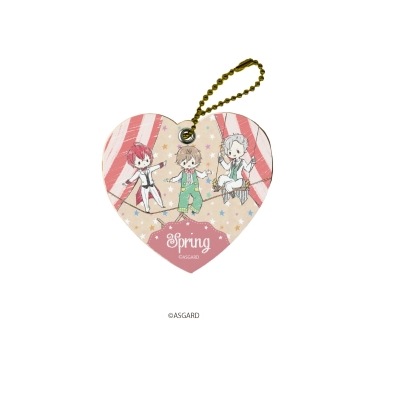 【グッズ-チャーム】Starry☆Sky キャラレザーチャーム 02/土萌羊・七海哉太・東月錫也 サーカスver.(グラフアート)