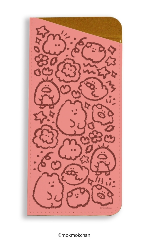 グッズ メガネケース もくもくちゃん キャラグラスケース 01 ちりばめデザイン アニメイト