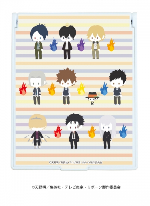 グッズ ミラー 家庭教師ヒットマン Reborn デカキャラミラー 03 整列デザイン ぽすてる アニメイト