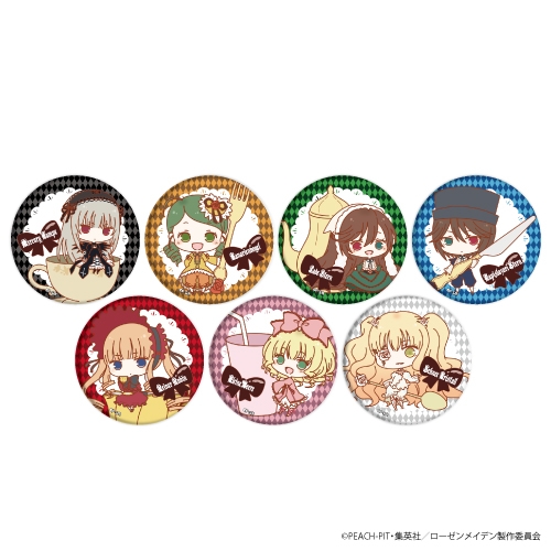 グッズ バッチ ローゼンメイデン 缶バッジ 02 ブラインド フォトきゃら アニメイト