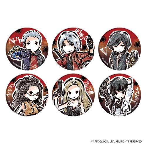 グッズ-バッチ】Devil May Cry 5 缶バッジ 01/ブラインド(グラフアート 