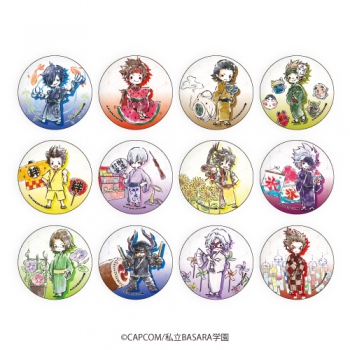グッズ-バッチ】学園BASARA 缶バッジ 02/夏ver. ブラインド(グラフ 