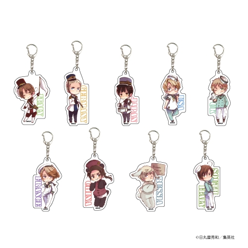 グッズ-キーホルダー】ヘタリア World☆Stars アクリルキーホルダー 03 