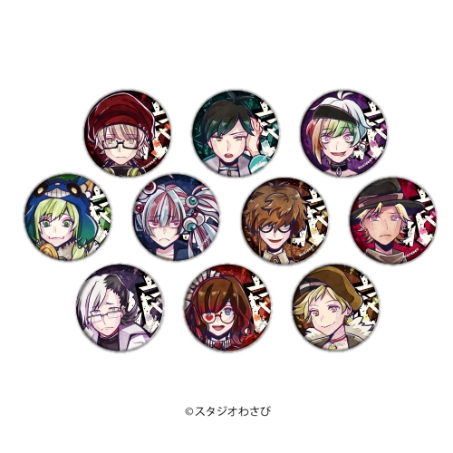 グッズ バッチ 狼ゲーム 缶バッジ 01 ブラインド アニメイト