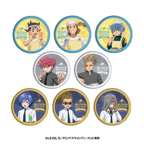 グッズ バッチ イナズマイレブン アレスの天秤 缶バッジ 01 雷門 王帝月ノ宮 星章 ブラインド アニメイト