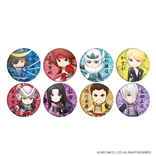 グッズ バッチ 戦国basara 缶バッジ 03 ブラインド ミニキャラ アニメイト