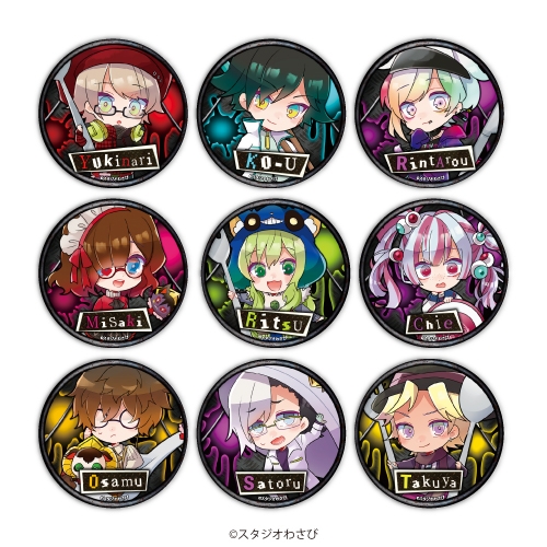 グッズ バッチ類 グッズ バッチ 狼ゲーム 缶バッジ 03 ブラインド フォトきゃら アニメイト