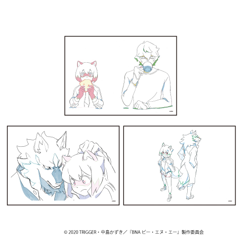 グッズ セットもの Bna ビー エヌ エー Replica Genga 3枚セット 01 A 原画 アニメイト