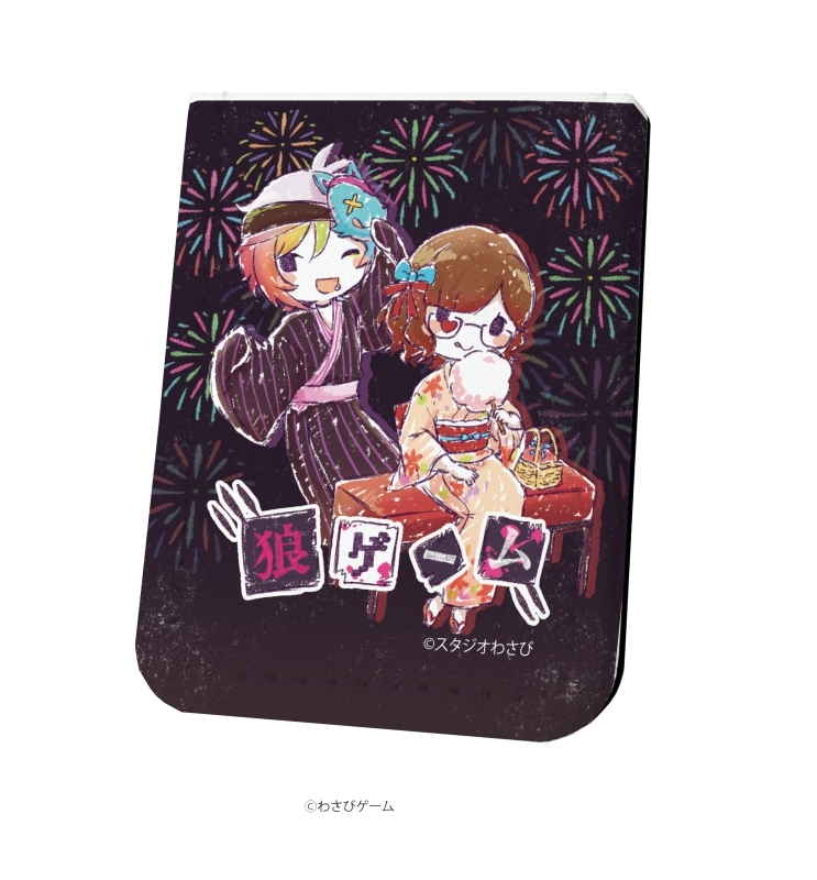 グッズ メモ帳 狼ゲーム レザーフセンブック 03 浴衣ver 飯田リンタロウ 森ミサキ グラフアート アニメイト