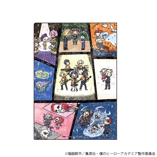 グッズ クリアファイル 僕のヒーローアカデミア クリアファイル 01 コマ割りデザイン グラフアート アニメイト