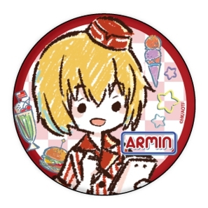 グッズ バッチ 進撃の巨人 缶バッジ 10 カフェver ブラインド グラフアート アニメイト