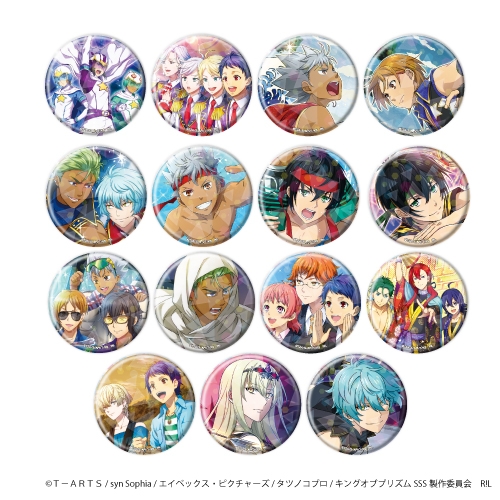 グッズ バッチ King Of Prism プリズムラッシュ Live ホログラム缶バッジ 65mm 01 ブラインド アニメイト