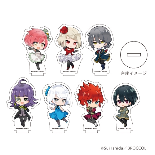 グッズ アパレル キャラクターアイテム グッズ スタンドポップ ジャックジャンヌ アクリルぷちスタンド 01 ブラインド ミニキャラ アニメイト