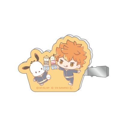 【グッズ-ヘアバンド】ハイキュー!!×サンリオキャラクターズ アクリルヘアクリップ①日向翔陽×ポチャッコ