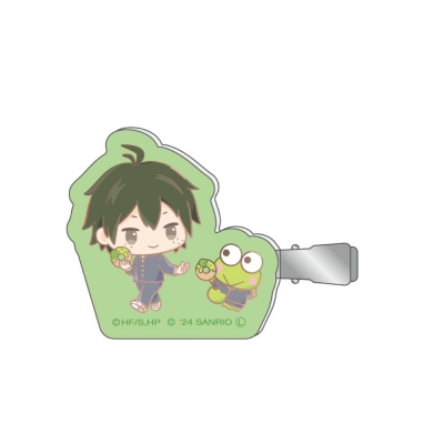 【グッズ-ヘアバンド】ハイキュー!!×サンリオキャラクターズ アクリルヘアクリップ④山口忠×けろけろけろっぴ
