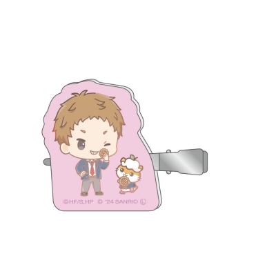 【グッズ-ヘアバンド】ハイキュー!!×サンリオキャラクターズ アクリルヘアクリップ⑦夜久衛輔×コロコロクリリン