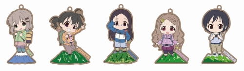 グッズ ストラップ ヤマノススメ サードシーズン きゃらいど あおいon富士山 ラバーストラップ アニメイト