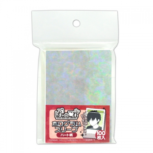 グッズ カバーホルダー ノンキャラオリジナル ぱしゃこれ ホロスリーブ ハート 100枚入 アニメイト
