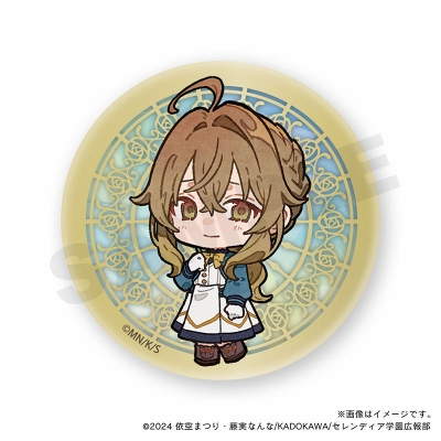 【グッズ-バッチ】サイレント・ウィッチ 缶バッジ・モニカ(制服ver)_デフォルメ