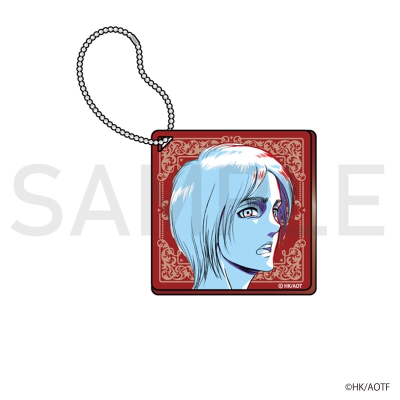 【グッズ-キーホルダー】進撃の巨人 線画アクリルキーホルダー　エレンB