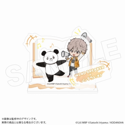 【グッズ-スタンドポップ】WIND BREAKER×パンダたいそう ジオラマアクリルスタンド 兎耳山丁子