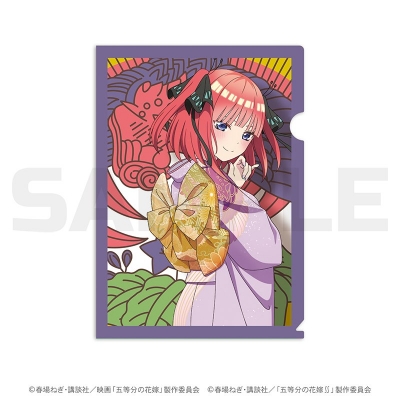 【グッズ-クリアファイル】五等分の花嫁 花札柄クリアファイル 二乃