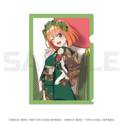 【グッズ-クリアファイル】五等分の花嫁 花札柄クリアファイル 四葉