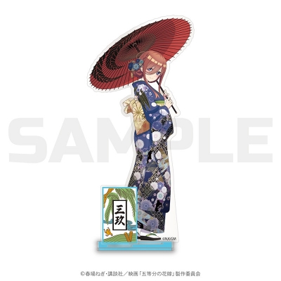 【グッズ-スタンドポップ】五等分の花嫁 花札柄アクリルスタンド 三玖