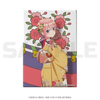 【グッズ-置きもの】五等分の花嫁 花札柄キャンバスアート 一花