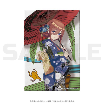 【グッズ-置きもの】五等分の花嫁 花札柄キャンバスアート 三玖