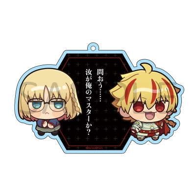 【グッズ-キーホルダー】Fate/strange Fake 掛け合いセリフアクリルキーホルダー(セイバー陣営②)